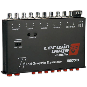 Ecualizador Gráfico 7 Bandas Cerwin Vega EQ770 7V - Audioshop México lo mejor en Car Audio en México -  Cerwin Vega